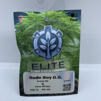 5for5 Elite Clone Seed Company - Rude Boy O.G. {FEM} [5pk]