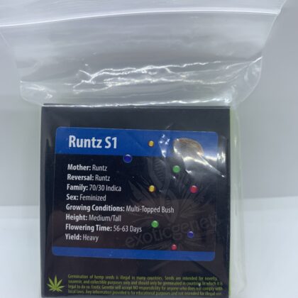 Exotic Genetix - Runtz S1 {FEM} [6pk]